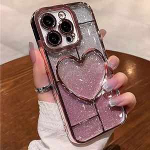 Ombre Glitter Plating Phone Case